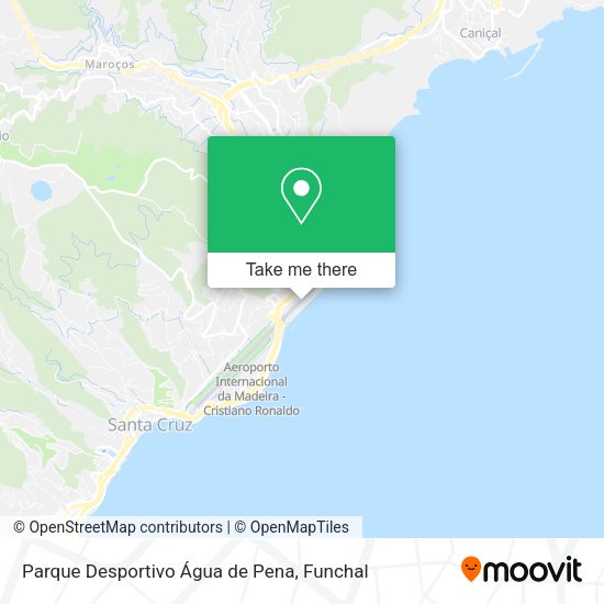 Parque Desportivo Água de Pena map