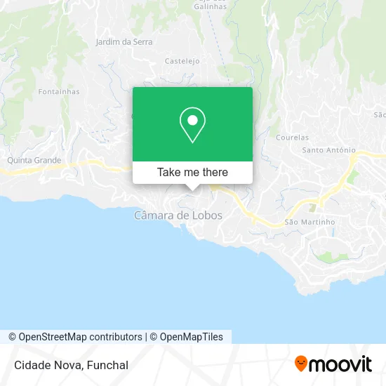 Cidade Nova map