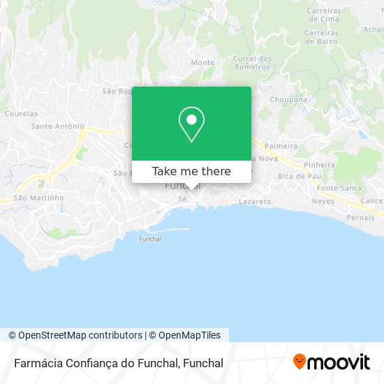 Farmácia Confiança do Funchal map