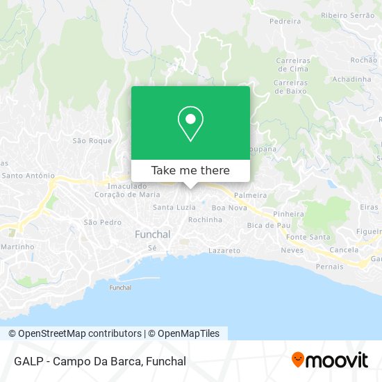 GALP - Campo Da Barca map