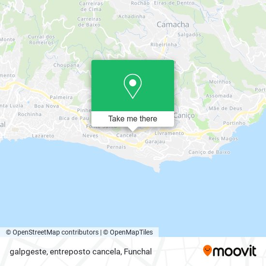 galpgeste, entreposto cancela mapa