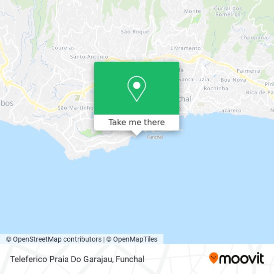 Teleferico Praia Do Garajau map