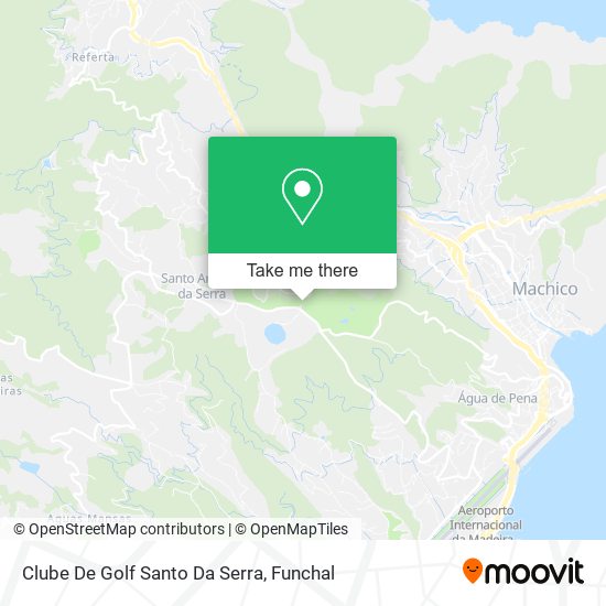 Clube De Golf Santo Da Serra map