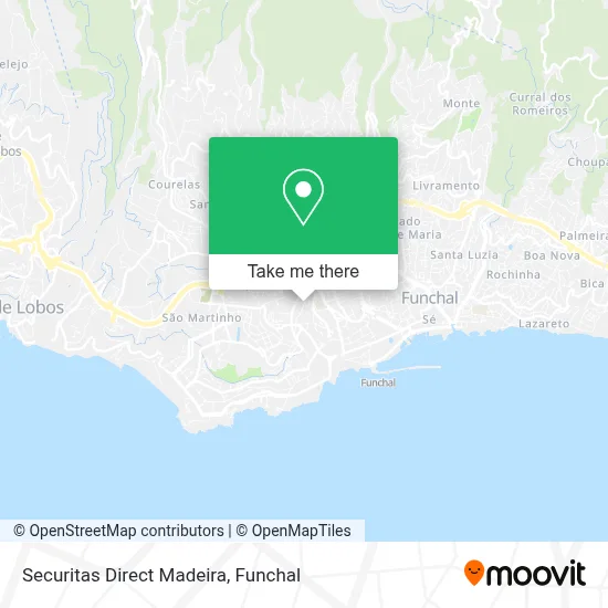 Securitas Direct Madeira map