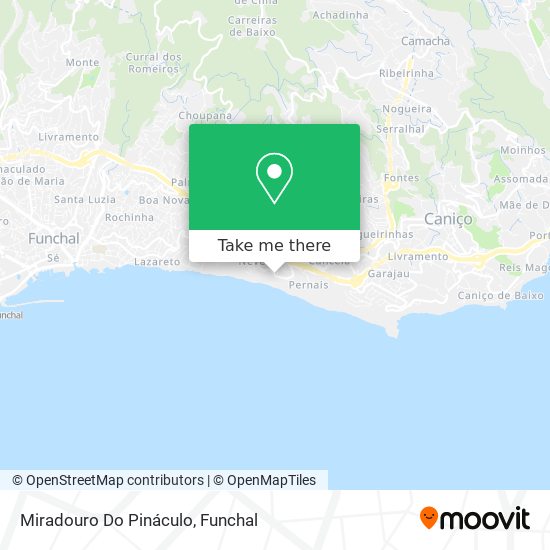 Miradouro Do Pináculo map