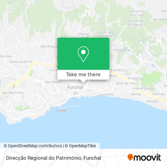 Direcção Regional do Património mapa