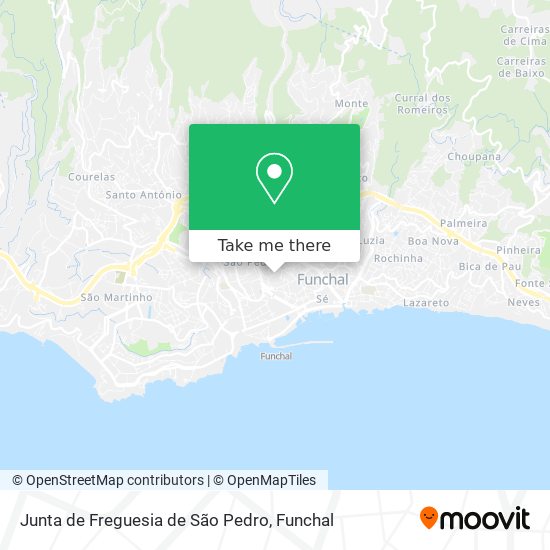 Junta de Freguesia de São Pedro map
