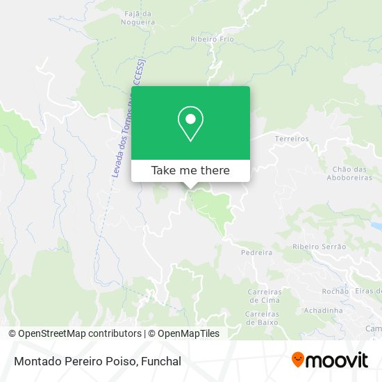 Montado Pereiro Poiso mapa