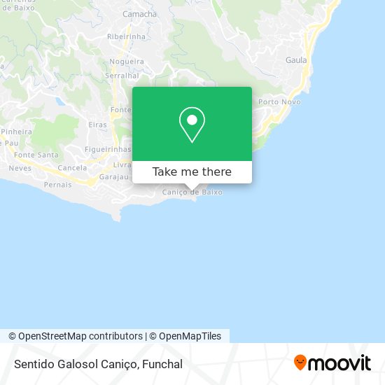 Sentido Galosol Caniço map