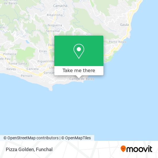 Pizza Golden map