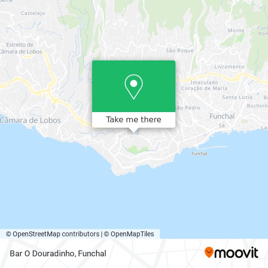 Bar O Douradinho mapa