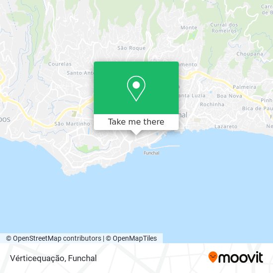 Vérticequação mapa