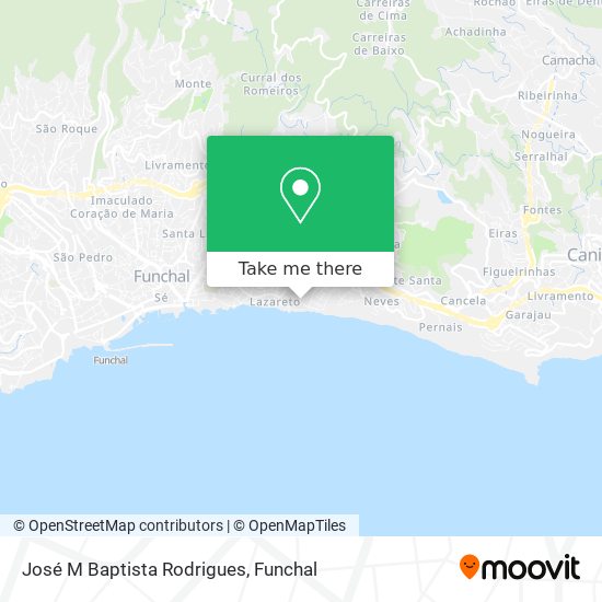 José M Baptista Rodrigues map