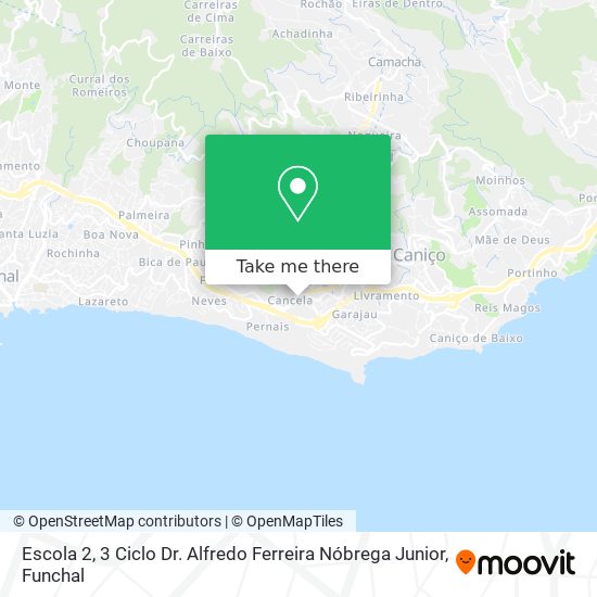 Escola 2, 3 Ciclo Dr. Alfredo Ferreira Nóbrega Junior map