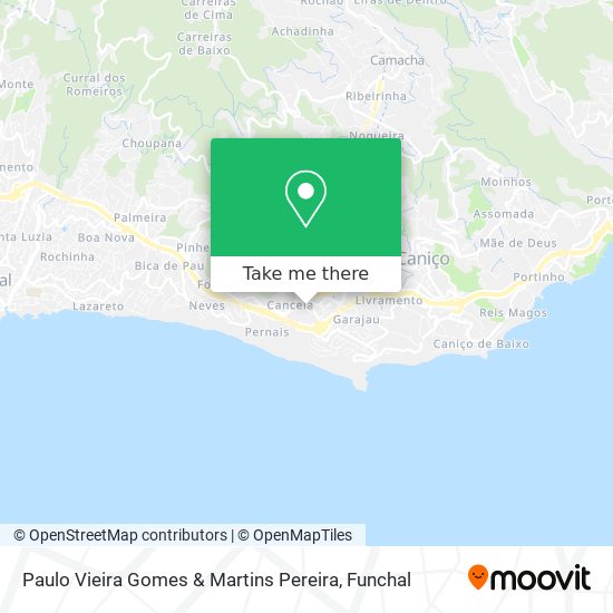 Paulo Vieira Gomes & Martins Pereira map