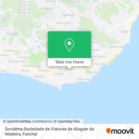 Sovialma-Sociedade de Viaturas de Aluguer da Madeira map