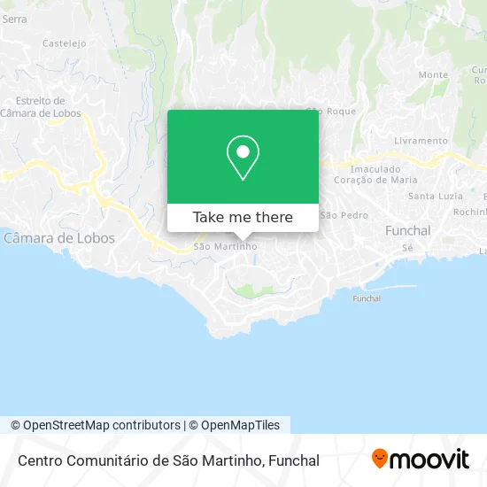 Centro Comunitário de São Martinho map