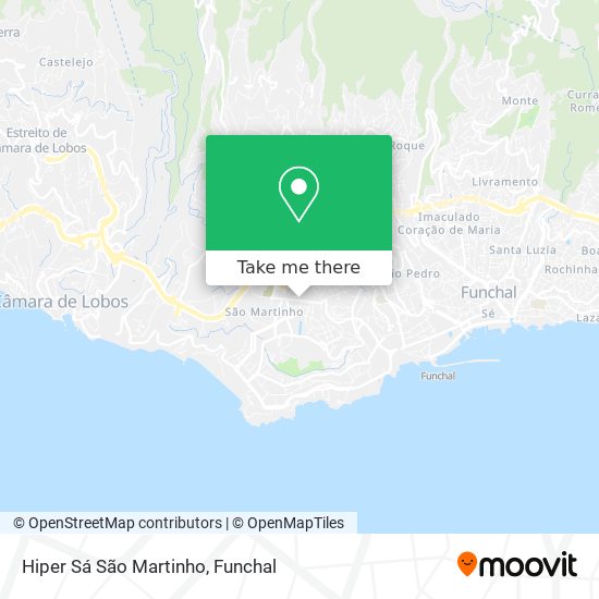 Hiper Sá São Martinho map