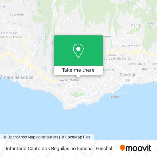 Infantário Canto dos Reguilas no Funchal map