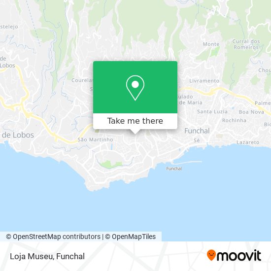 Loja Museu map