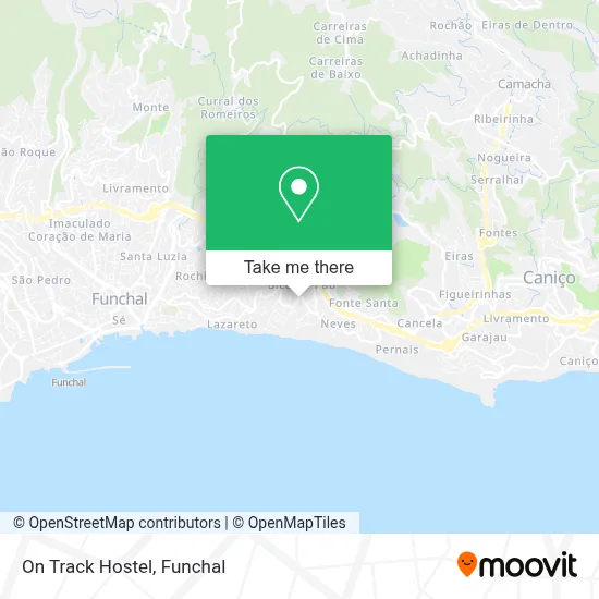 On Track Hostel map