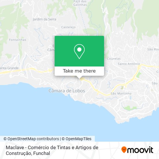 Maclave - Comércio de Tintas e Artigos de Construção map