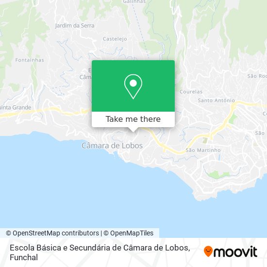 Escola Básica e Secundária de Câmara de Lobos map