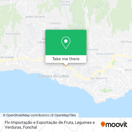 Flv-Importação e Exportação de Fruta, Legumes e Verduras map