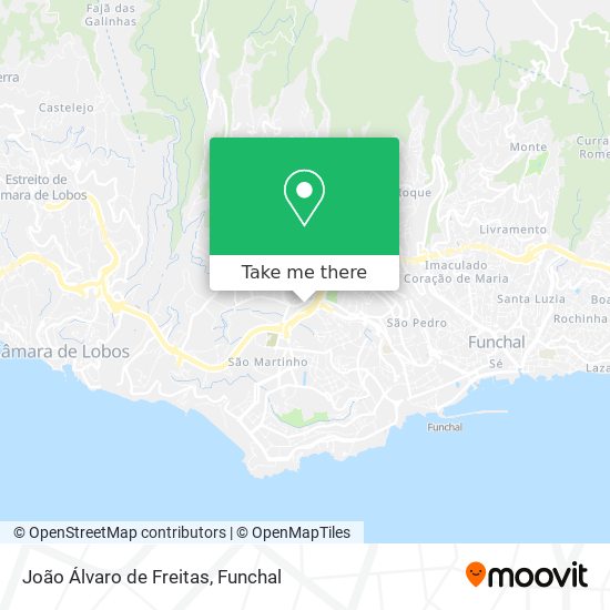 João Álvaro de Freitas mapa