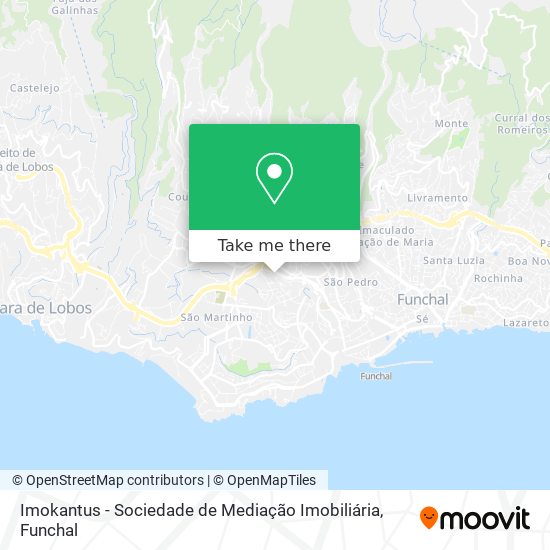 Imokantus - Sociedade de Mediação Imobiliária map