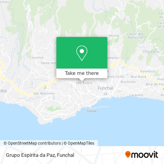 Grupo Espírita da Paz map