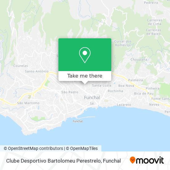 Clube Desportivo Bartolomeu Perestrelo map