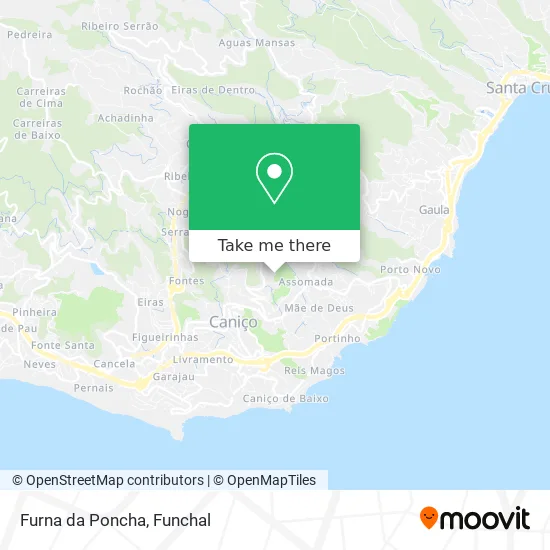 Furna da Poncha map