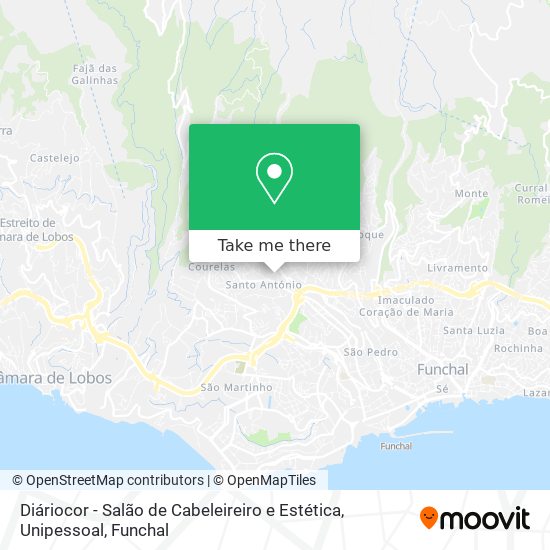 Diáriocor - Salão de Cabeleireiro e Estética, Unipessoal map