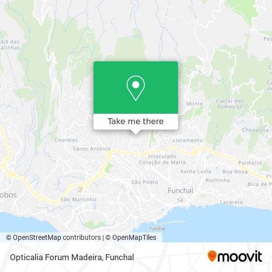 Opticalia Forum Madeira map