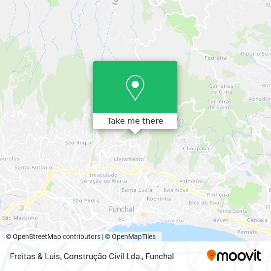 Freitas & Luis, Construção Civil Lda. mapa