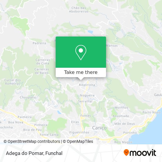 Adega do Pomar map