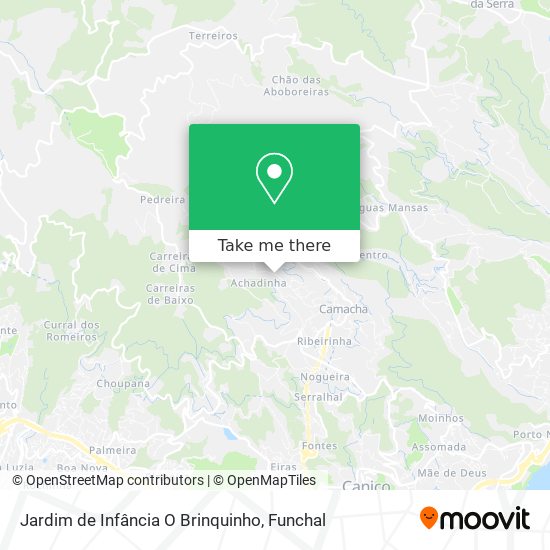 Jardim de Infância O Brinquinho map