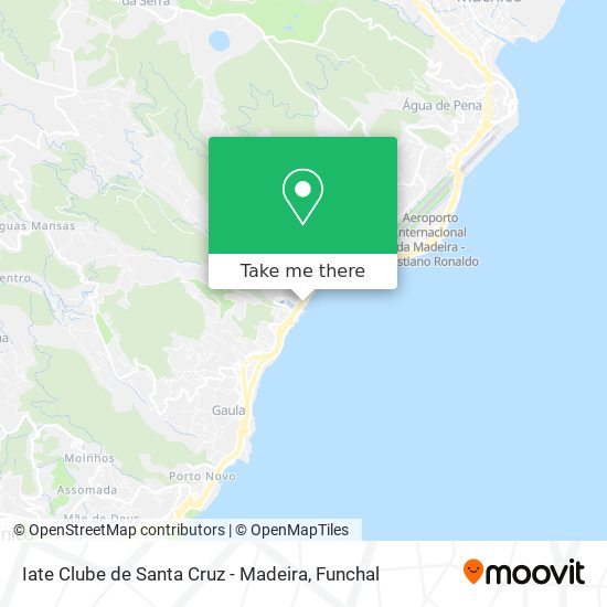 Iate Clube de Santa Cruz - Madeira map