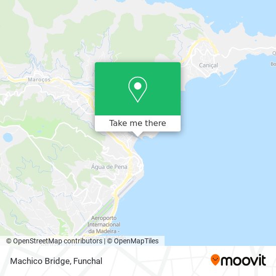 Machico Bridge map