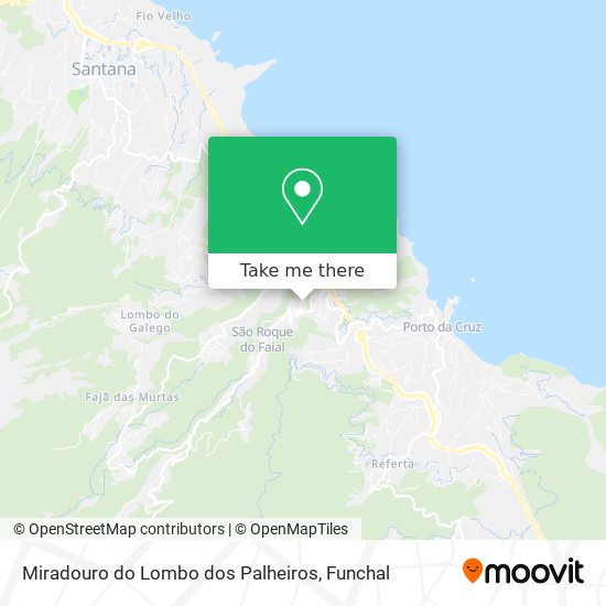 Miradouro do Lombo dos Palheiros map