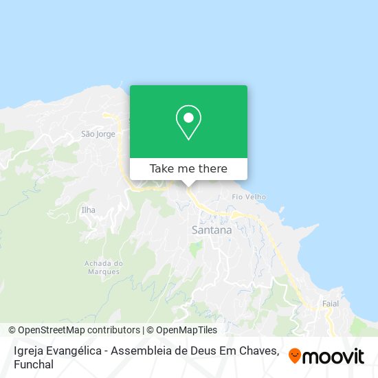Igreja Evangélica - Assembleia de Deus Em Chaves map