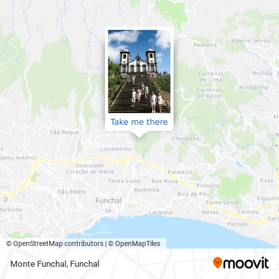 Monte Funchal map