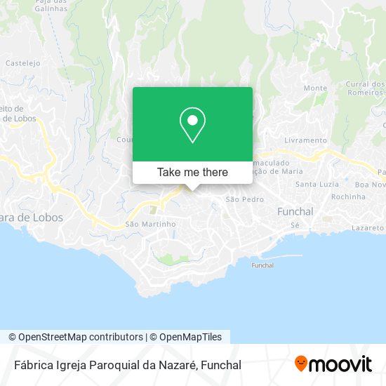 Fábrica Igreja Paroquial da Nazaré map
