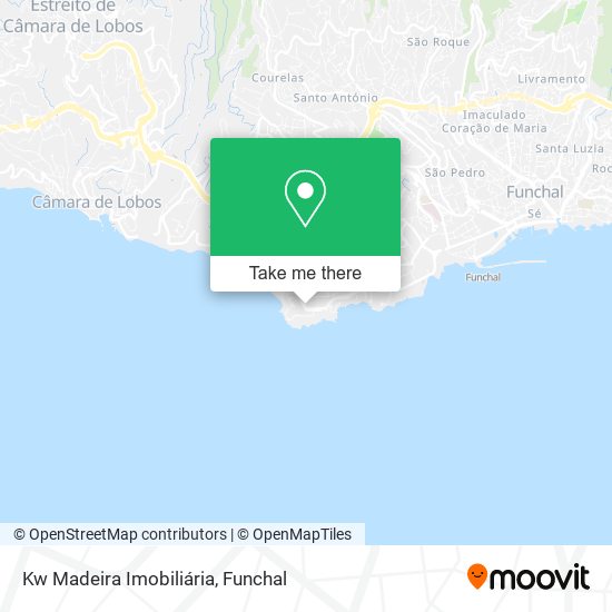 Kw Madeira Imobiliária map