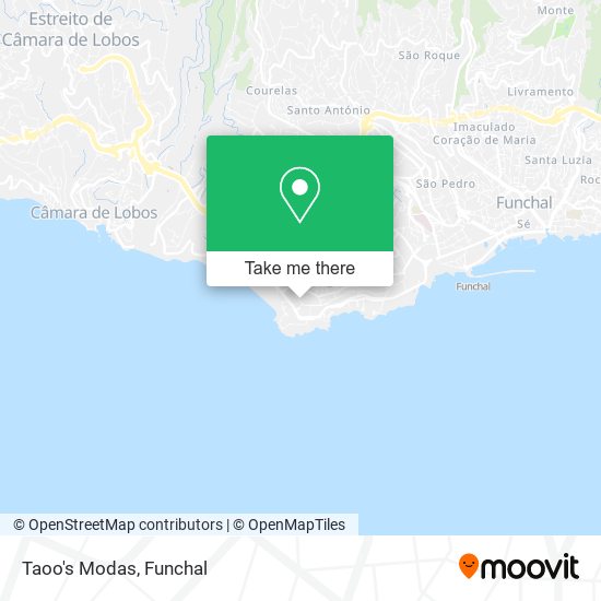 Taoo's Modas mapa