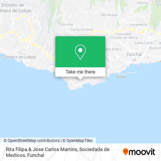 Rita Filipa & Jose Carlos Martins, Sociedade de Medicos map