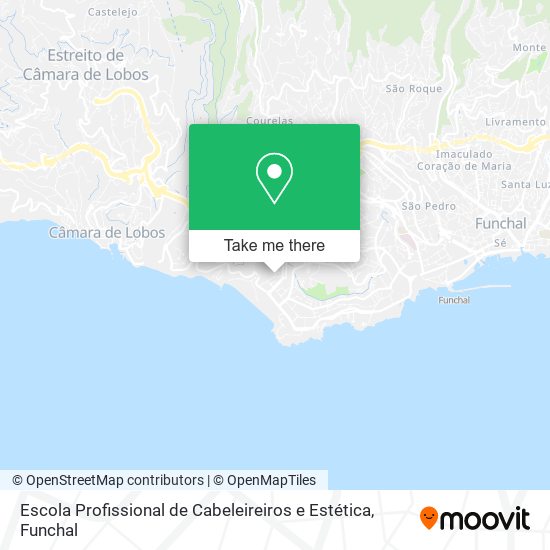 Escola Profissional de Cabeleireiros e Estética map