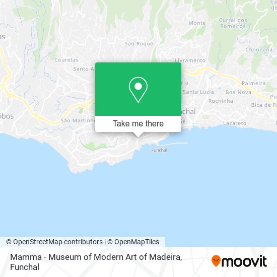 Mamma - Museum of Modern Art of Madeira map