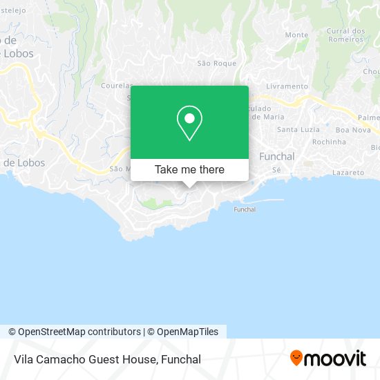 Vila Camacho Guest House map